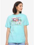 Disney Mickey & Minnie Happy Campers Women's T-Shirt - BoxLunch Exclusive, BLUE, hi-res