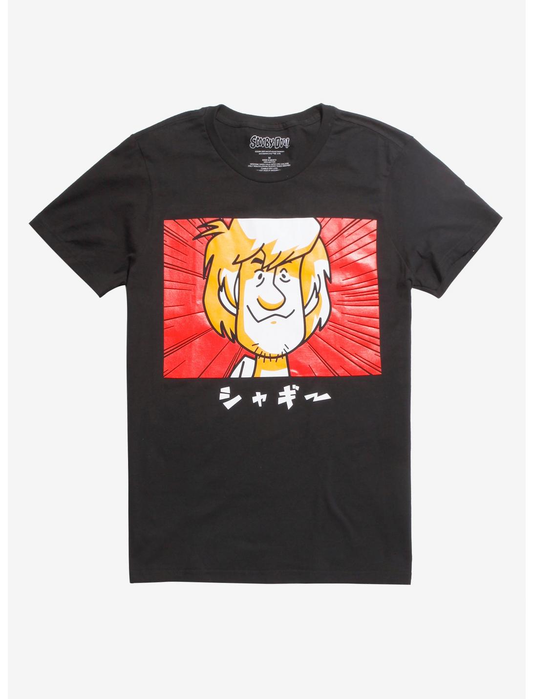 Scooby-Doo Shaggy Japanese T-Shirt, RED, hi-res