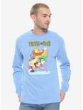 Winnie the Pooh Log Friends Long Sleeve T-Shirt - BoxLunch Exclusive, BLUE, hi-res