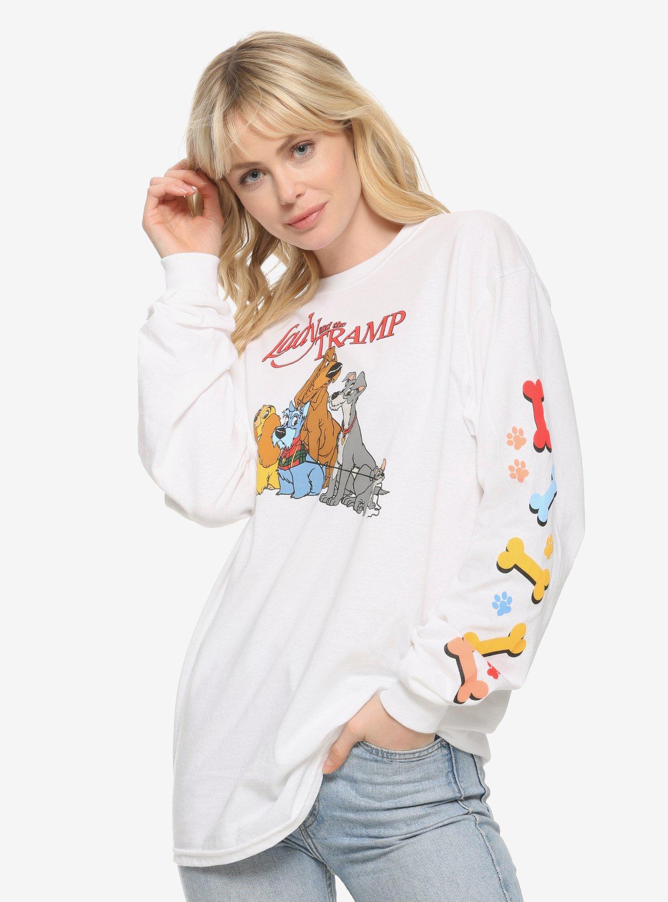 Disney Lady and the Tramp Puppies Long Sleeve T-Shirt - BoxLunch ...