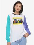 Disney Mickey Mouse Colorblock Women's Long Sleeve T-Shirt, MULTI, hi-res
