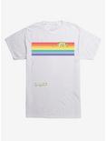 Spongebob Squarepants Rainbow Bar T-Shirt, WHITE, hi-res