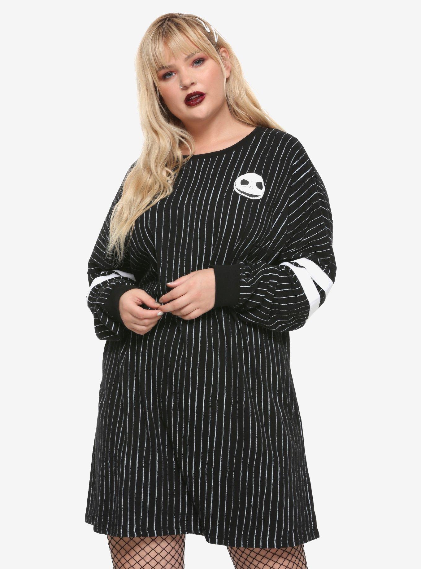 The Nightmare Before Christmas Jack Athletic Jersey Dress Plus Size, MULTI, hi-res