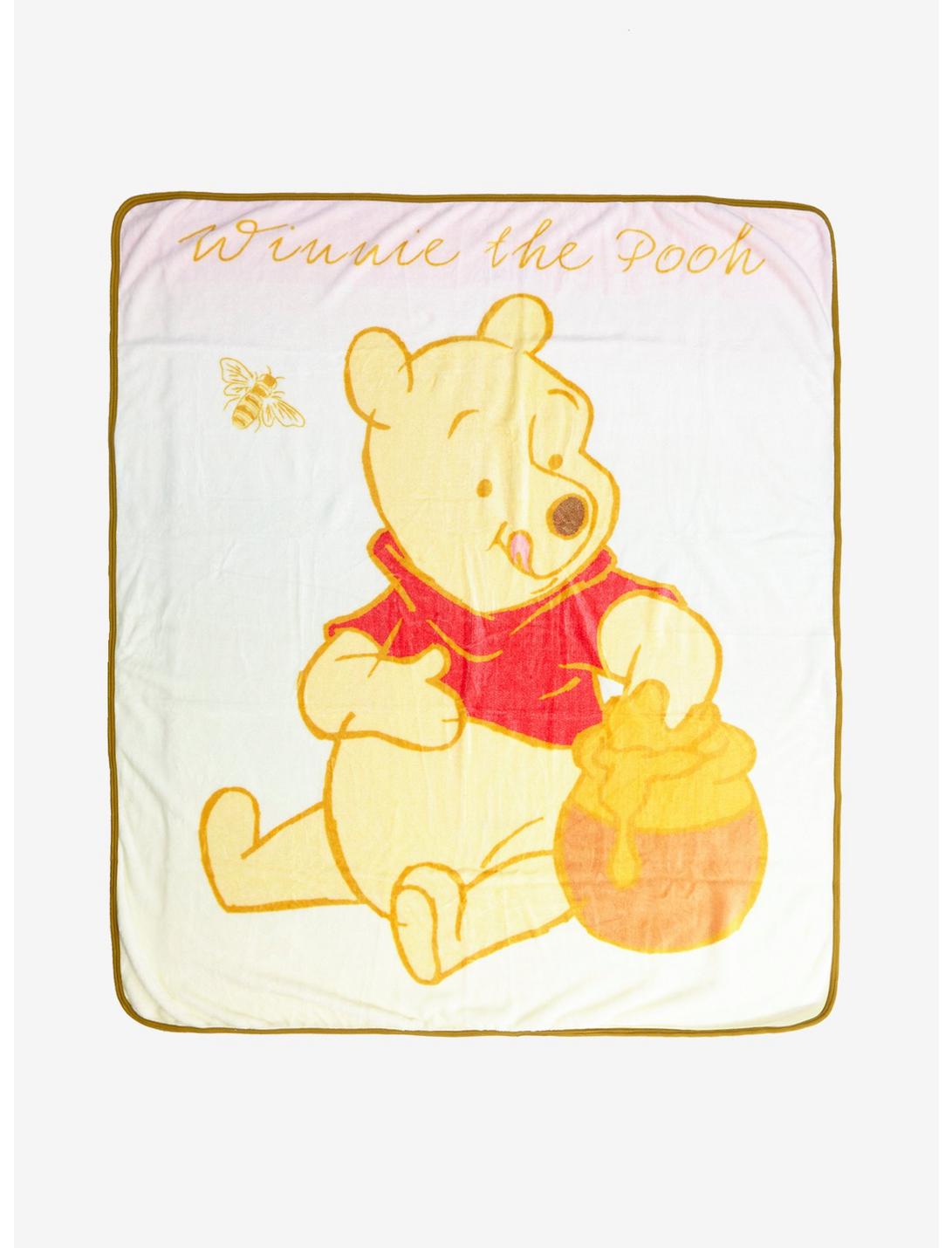Disney Winnie The Pooh Pastel Throw Blanket, , hi-res