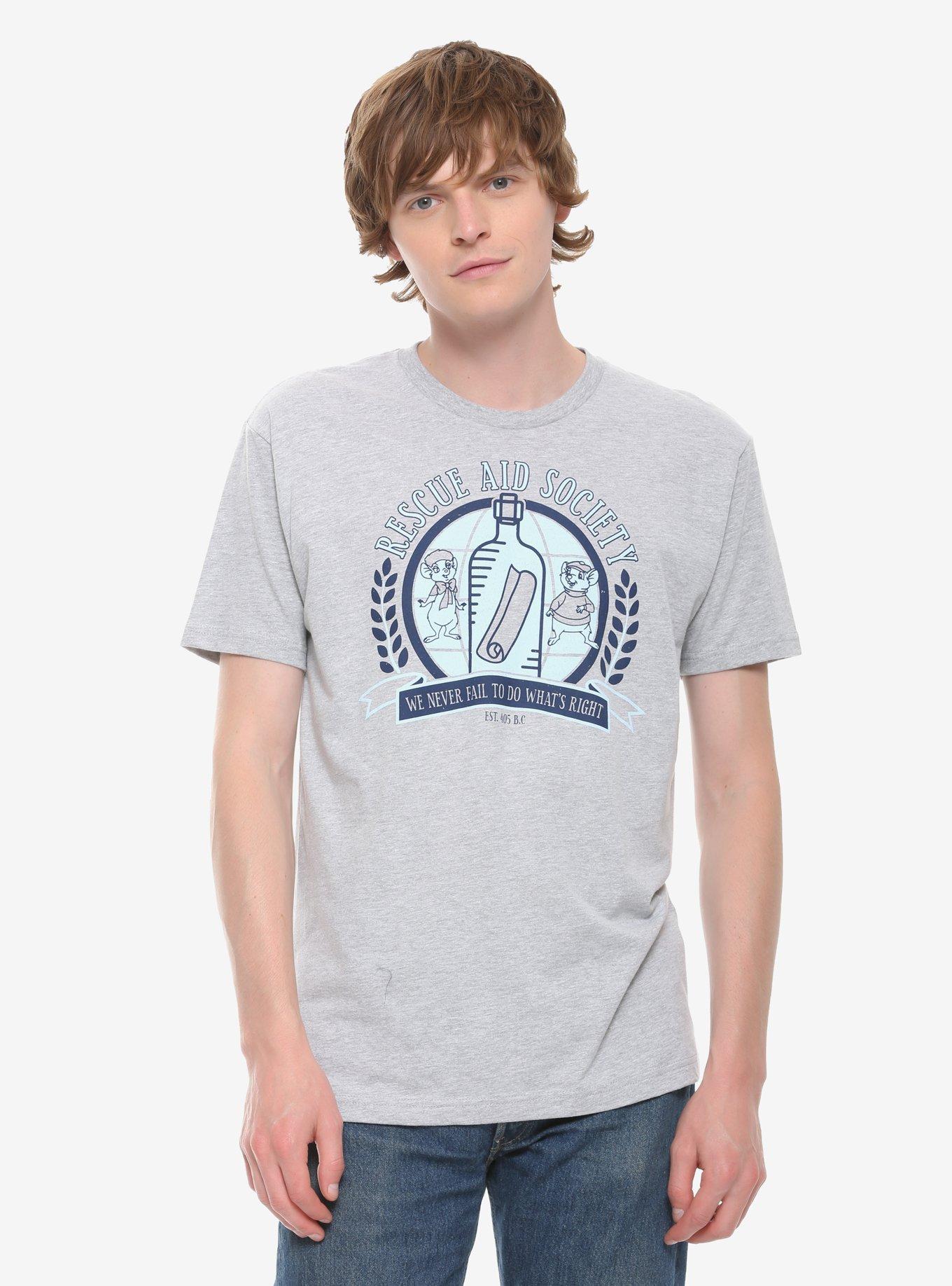 Disney The Rescuers Down Under Rescue Aid Society T-Shirt - BoxLunch Exclusive, GREY, hi-res