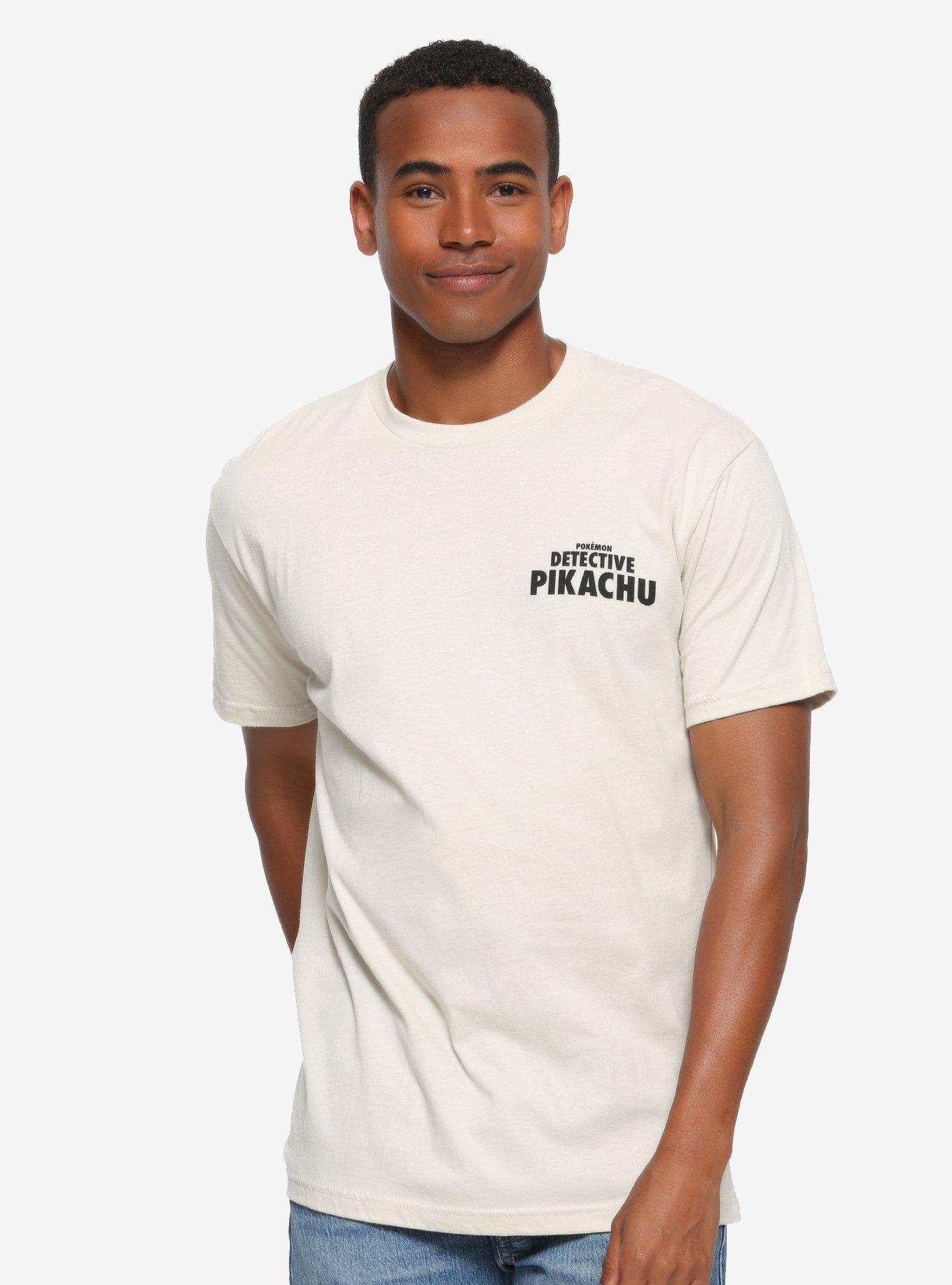 Pokemon Detective Pikachu Tauros Towing T-Shirt - BoxLunch Exclusive, GREY, hi-res