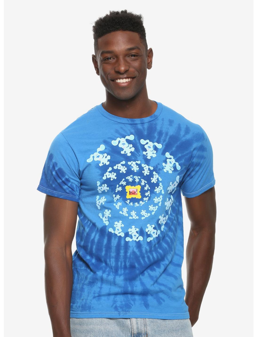 Blue's Clues Skidoo Tie-Dye T-Shirt - BoxLunch Exclusive, BLUE, hi-res