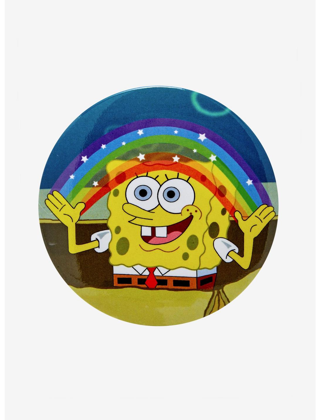 SpongeBob SquarePants Imagination Rainbow Button, , hi-res