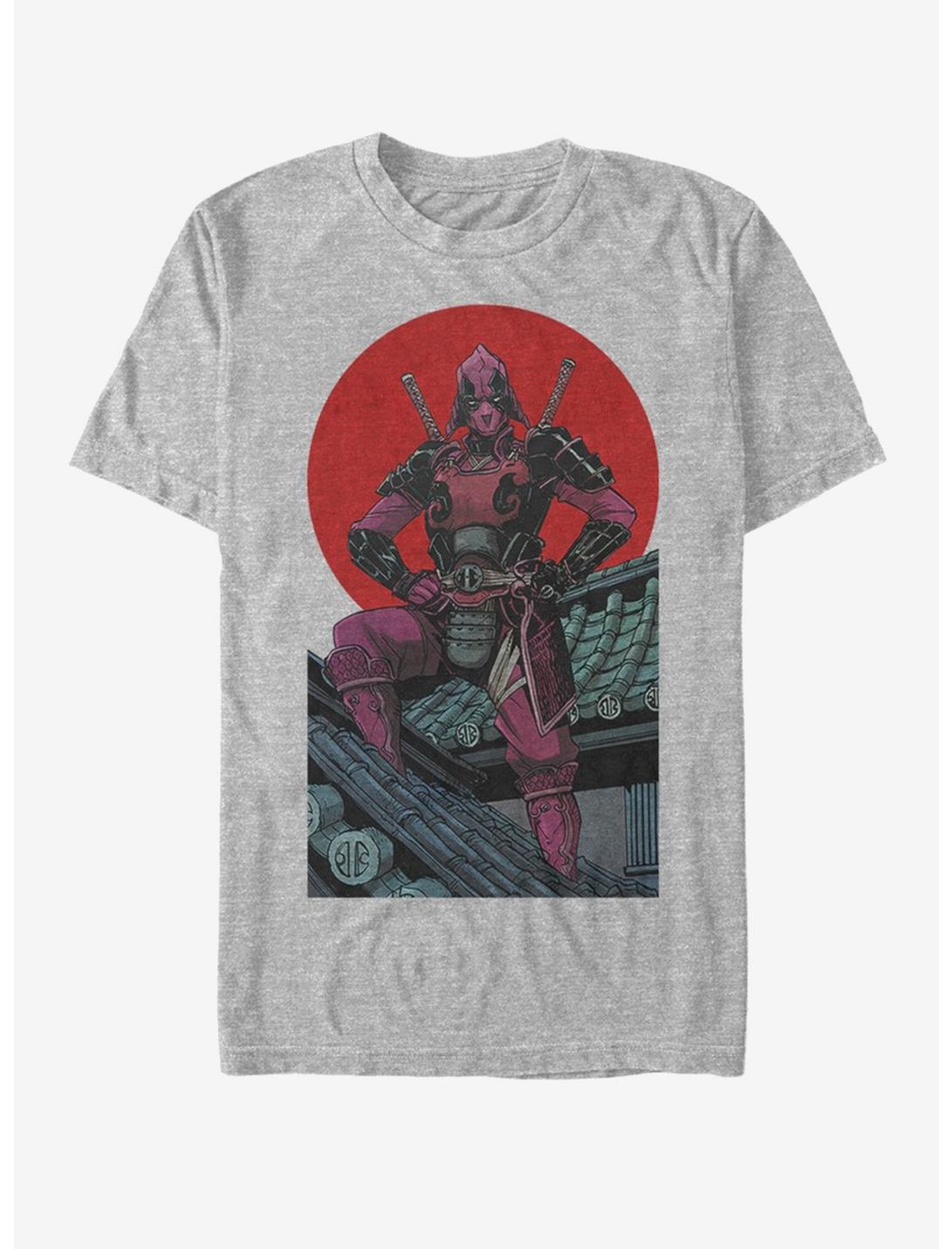 Marvel Deadpool Sun T-Shirt, ATH HTR, hi-res