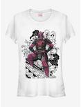 Marvel Deadpool Dragon Girls T-Shirt, WHITE, hi-res