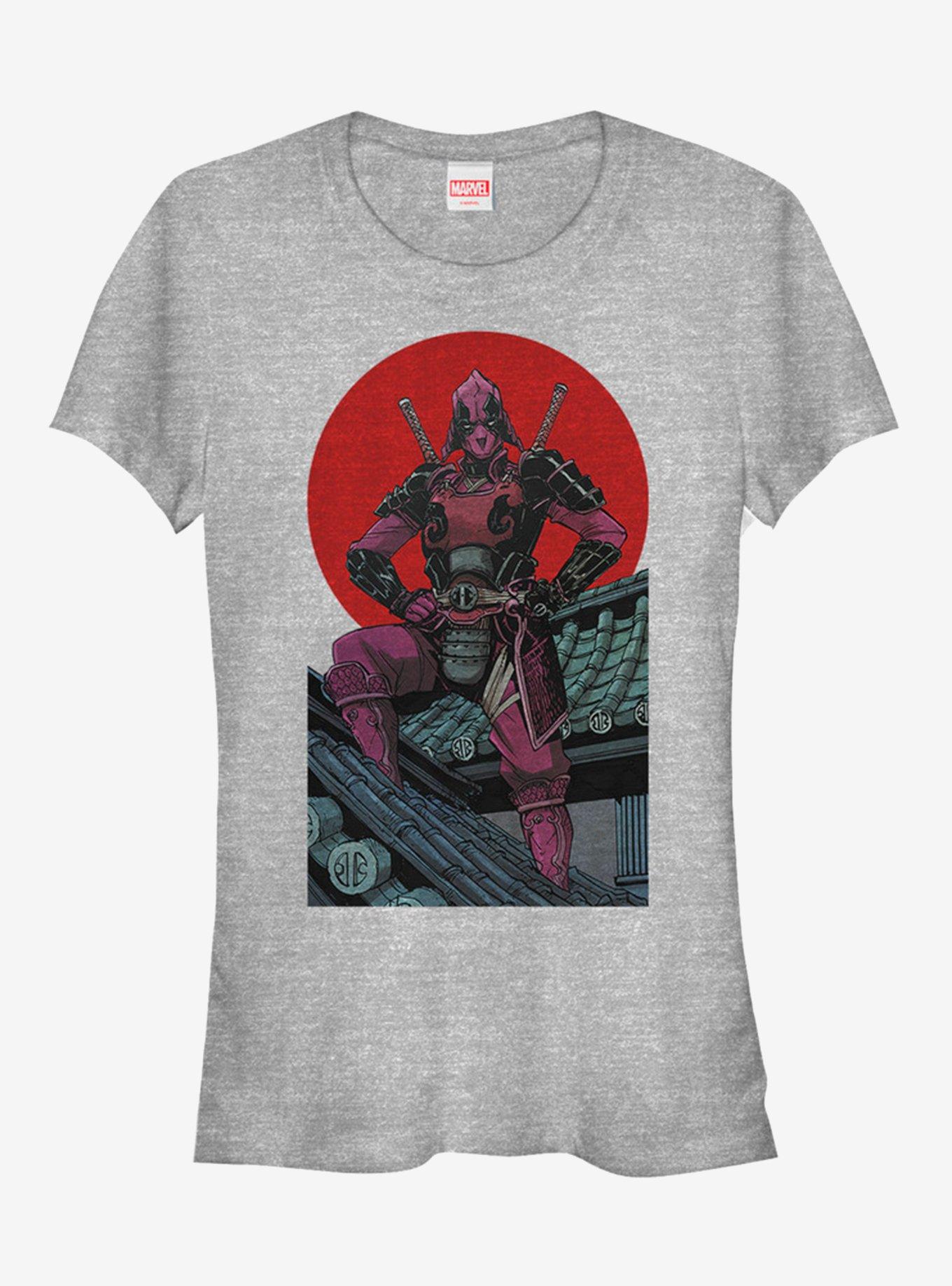 Marvel Deadpool Sun Girls T-Shirt, ATH HTR, hi-res