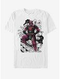 Marvel Deadpool Dragon T-Shirt, WHITE, hi-res