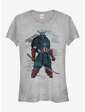 Marvel Captain America Mountain Warrior Girls T-Shirt, ATH HTR, hi-res