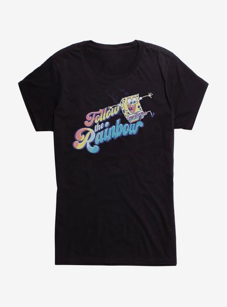 Spongebob Squarepants Follow The Rainbow Girls T-Shirt | Hot Topic