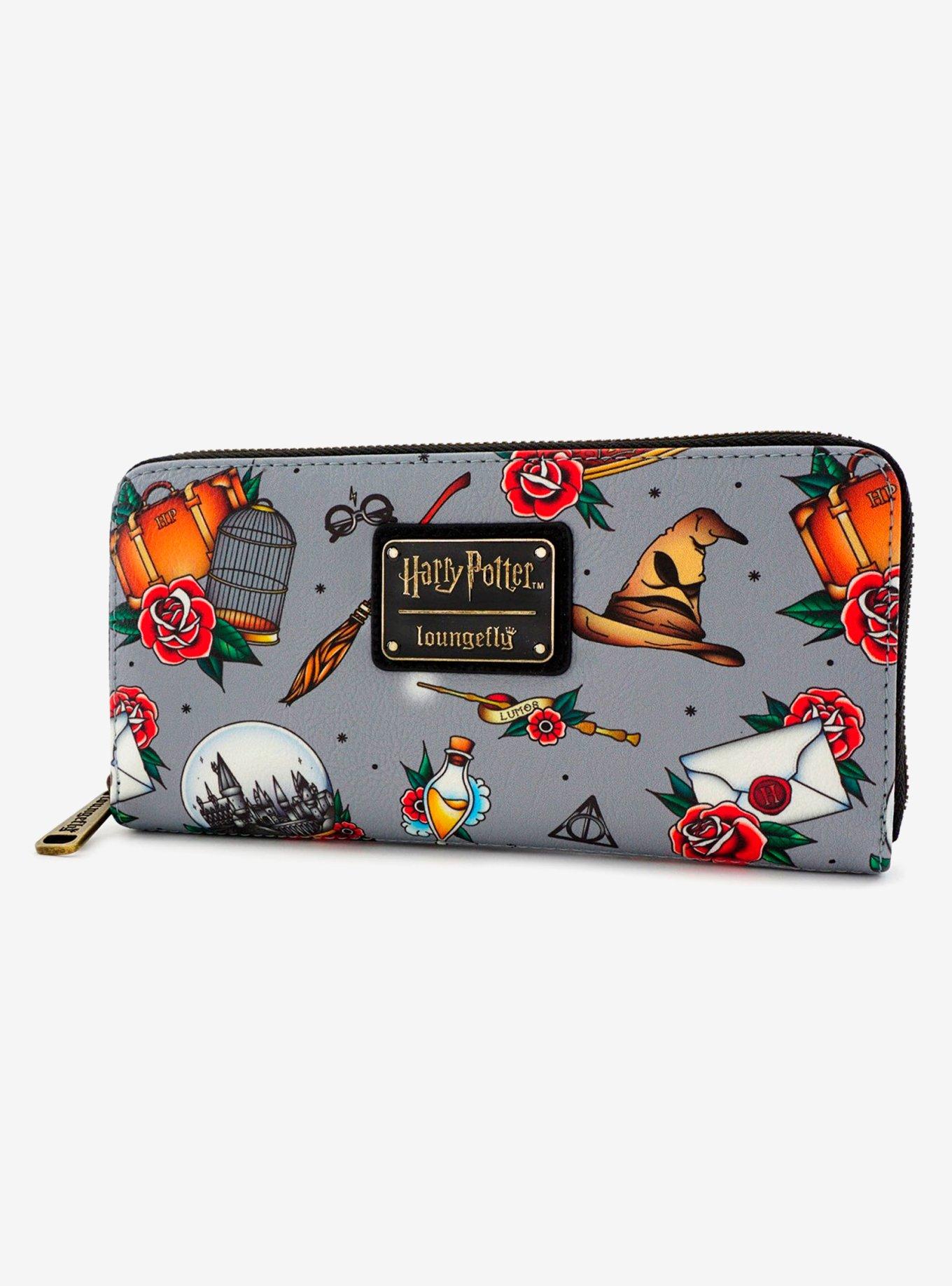 Loungefly Harry Potter Tattoo Icons Wallet, , hi-res