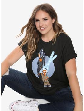 Star Wars Ahsoka Then & Now T-Shirt Plus Size, , hi-res