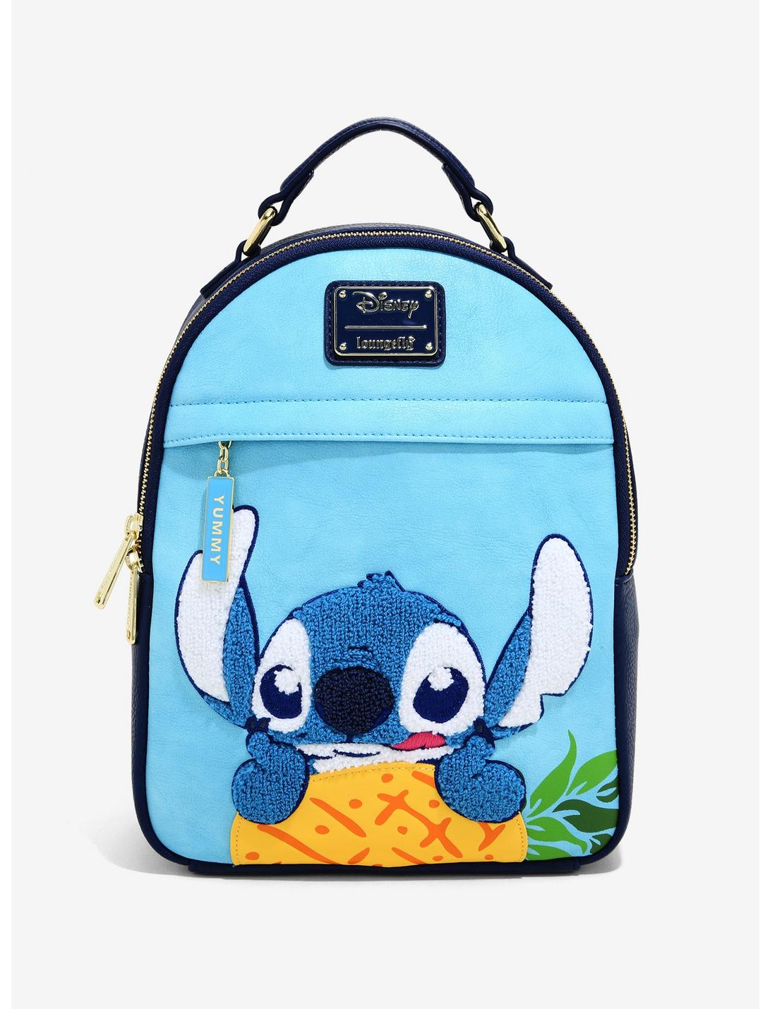 Plus Size Loungefly Disney Lilo & Stitch Chenille Mini Backpack, , hi-res