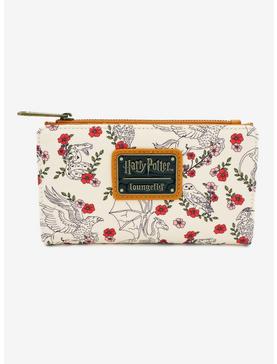 Loungefly Harry Potter Floral Creatures Wallet, , hi-res