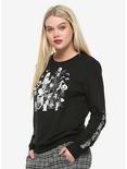The Nightmare Before Christmas Group Glow-In-The-Dark Girls Long-Sleeve T-Shirt, MULTI, hi-res