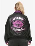 Riverdale Pretty Poisons Faux Leather Girls Jacket Plus Size, MULTI, hi-res