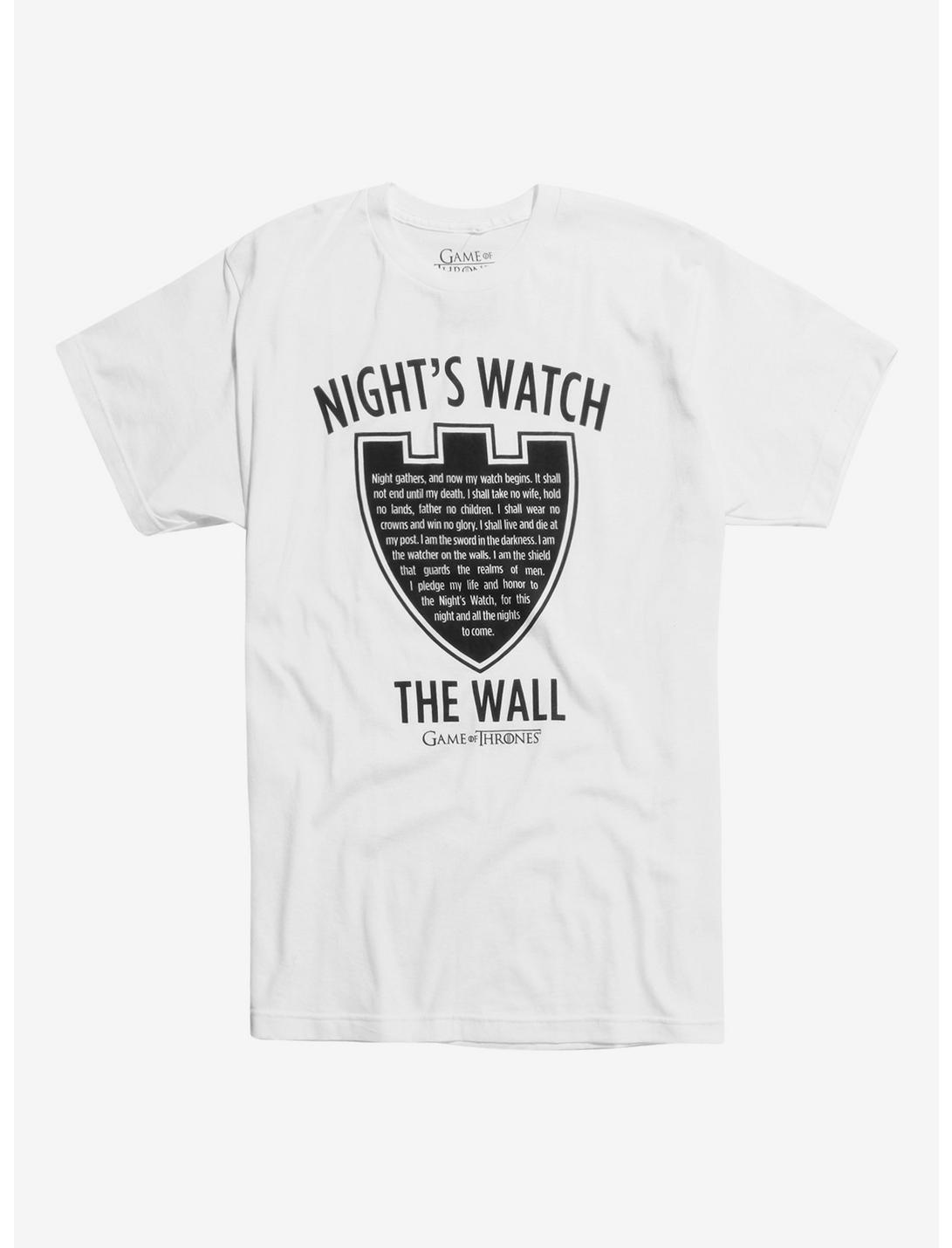 Game Of Thrones Night's Watch T-Shirt, BLACK, hi-res