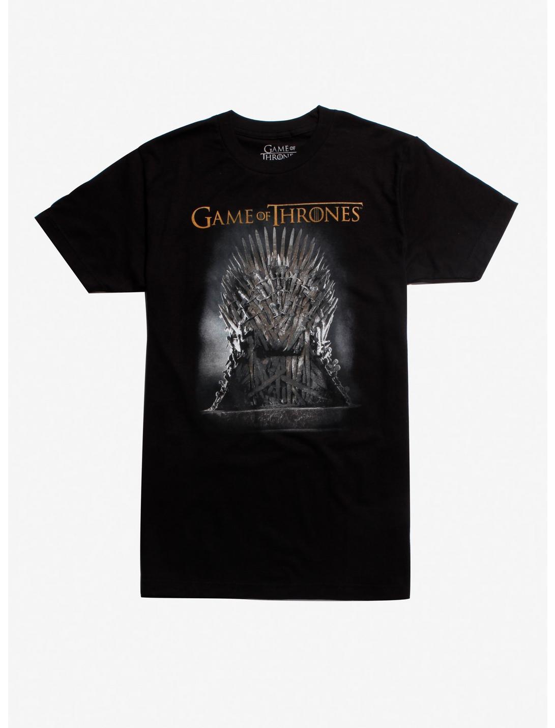 Game Of Thrones Iron Throne T-Shirt, GREY, hi-res