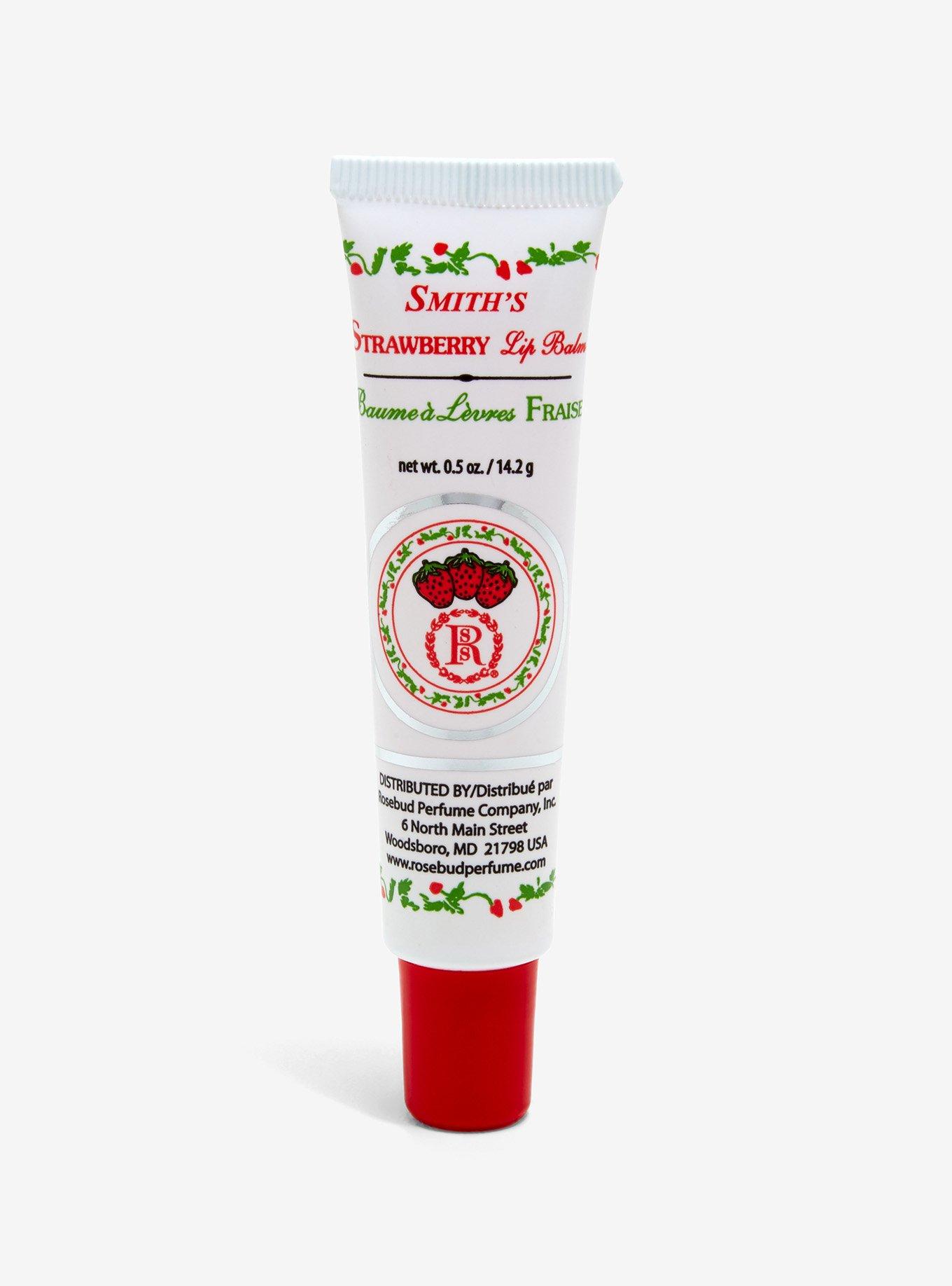 Smith's Rosebud Perfume Company Strawberry Lip Balm Tube, , hi-res