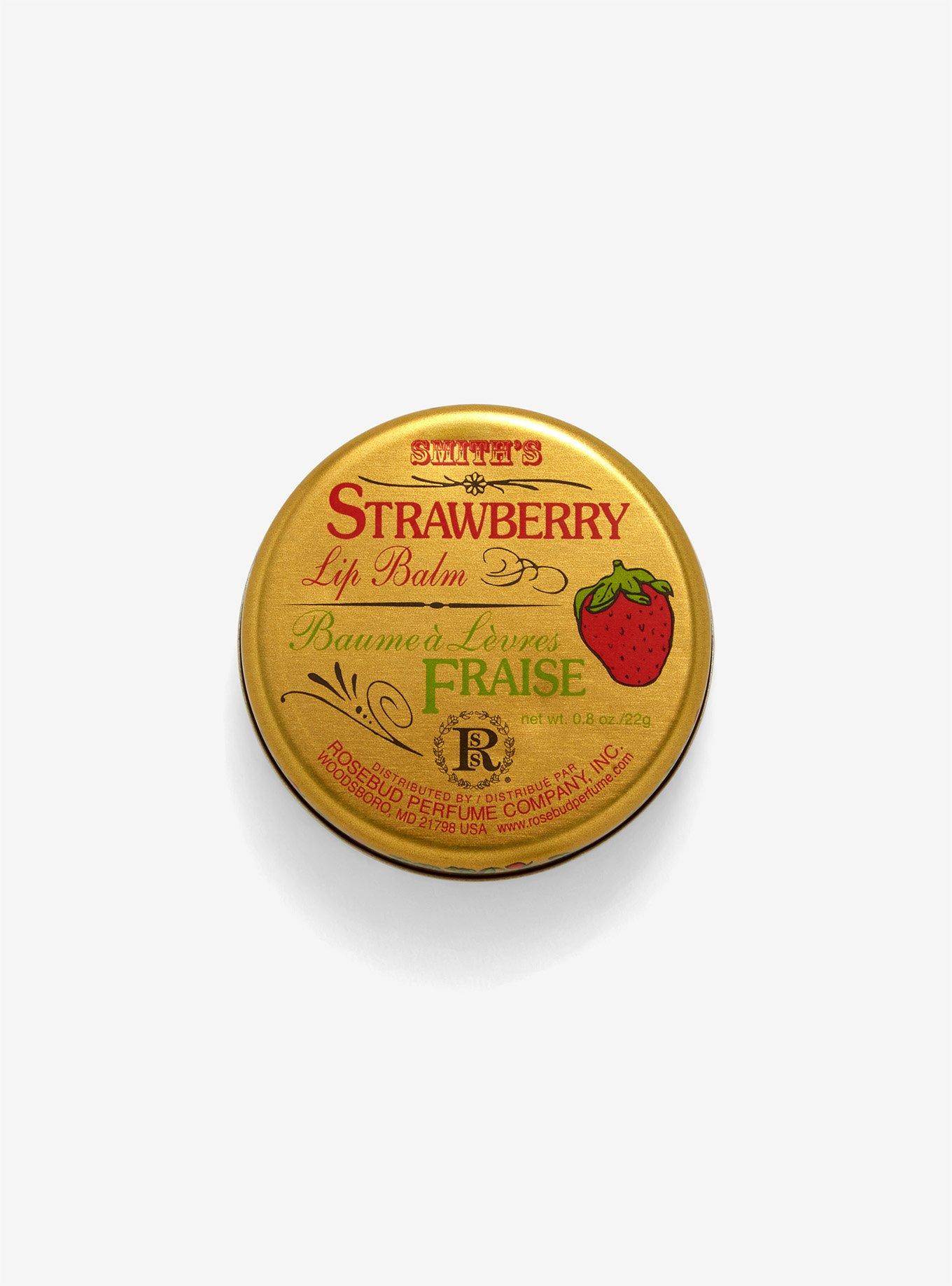 Smith's Rosebud Perfume Company Strawberry Lip Balm Tin Hot Topic