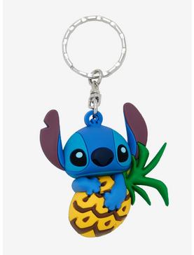 Loungefly Disney Lilo & Stitch Pineapple Stitch Key Chain, , hi-res