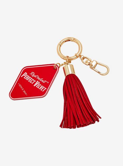 Red Velvet Tassel Key Chain | Hot Topic