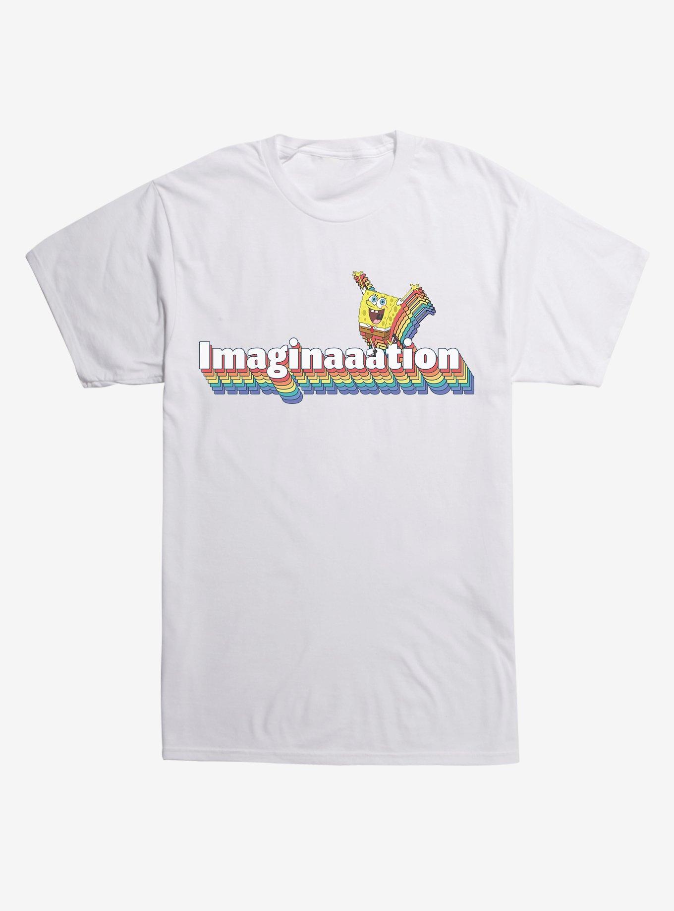 Spongebob Squarepants Imagination Rainbow T-Shirt, , hi-res