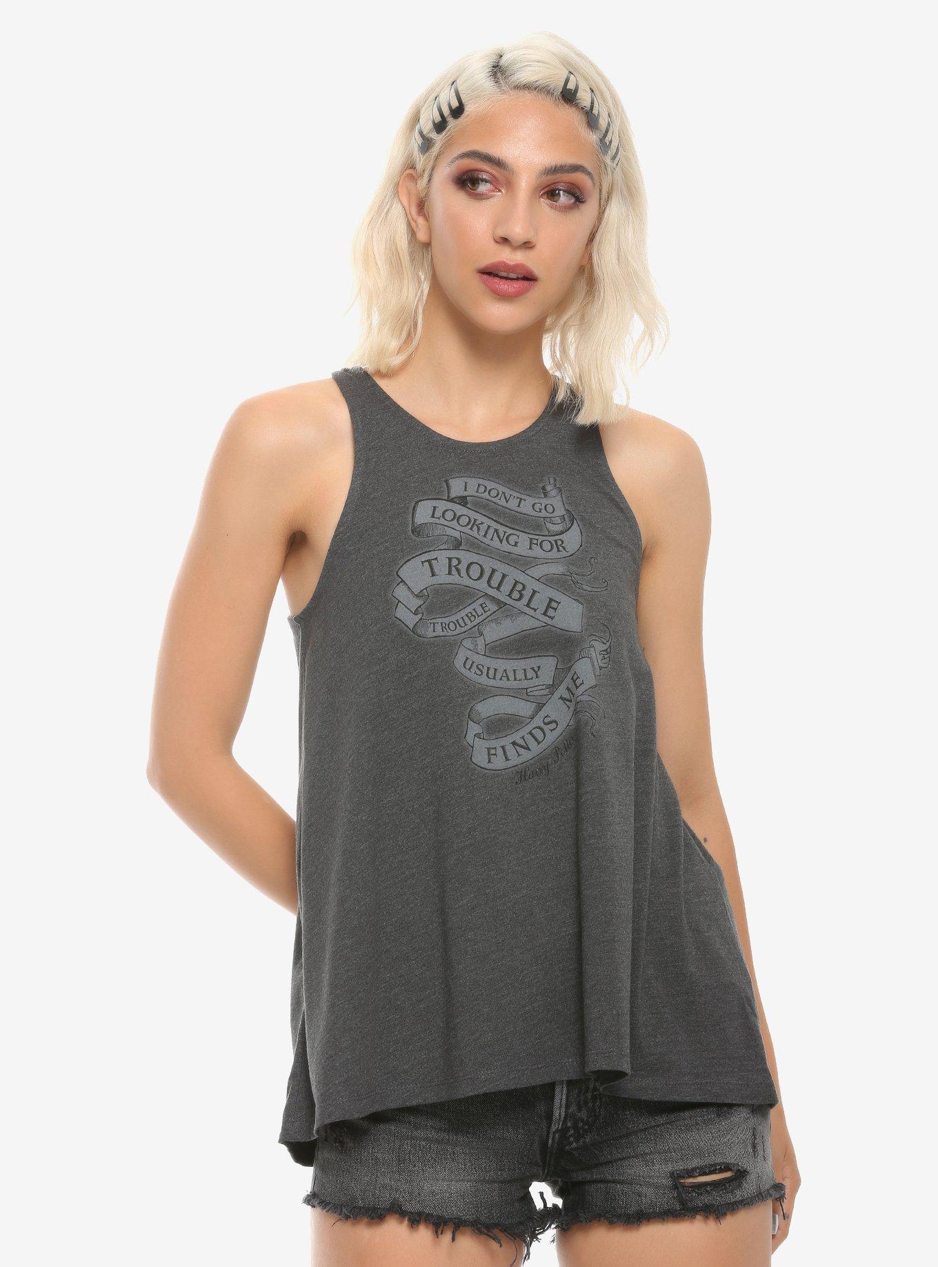 Harry Potter I Don't Go Looking For Trouble Girls Tank Top | Hot Topic