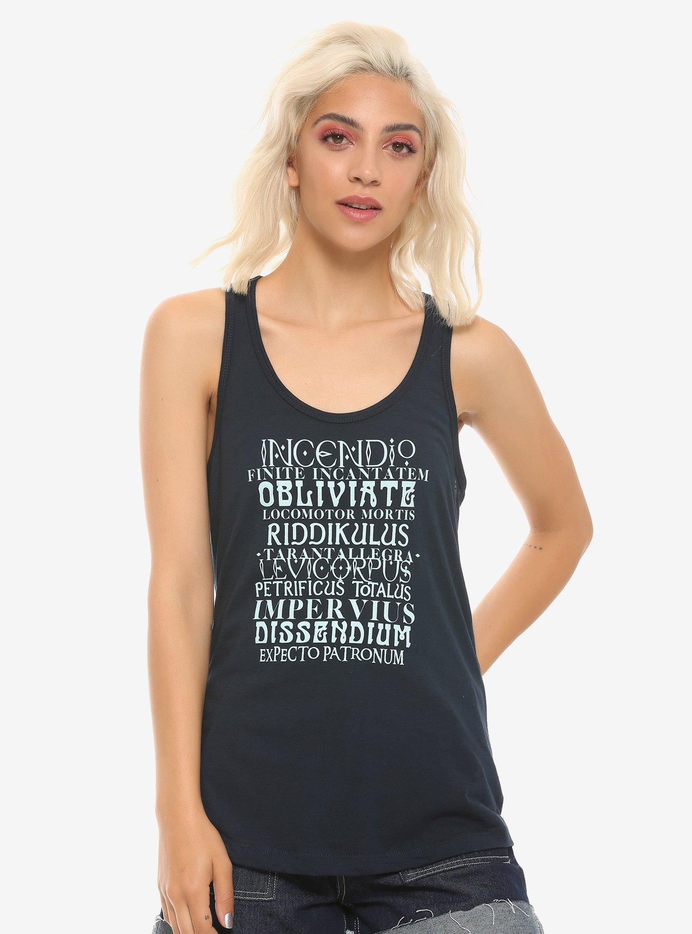 Harry Potter Spells & Charms Girls Tank Top, WHITE, hi-res