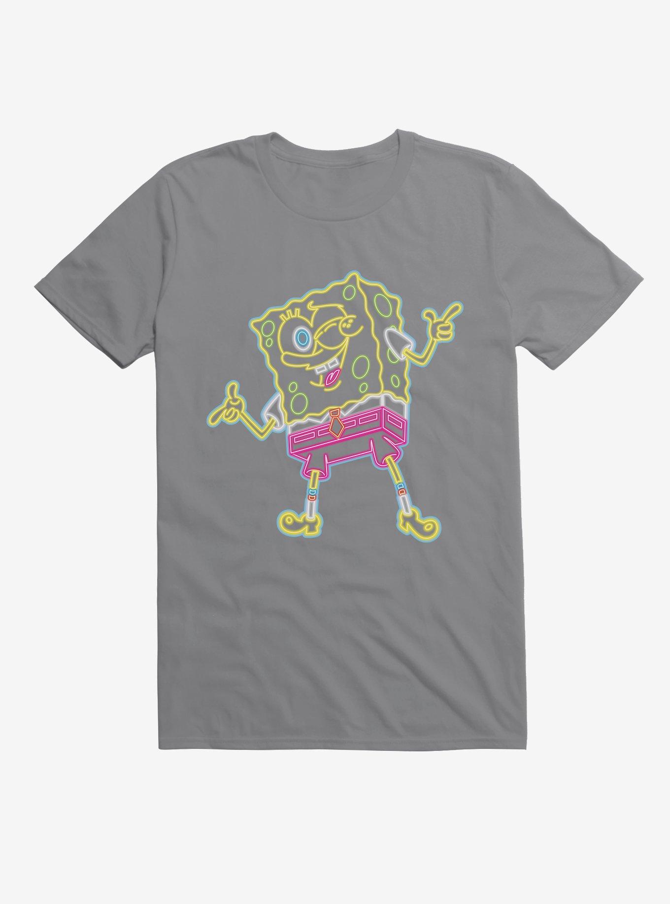 Spongebob Squarepants Neon Thumbs T-Shirt | Hot Topic