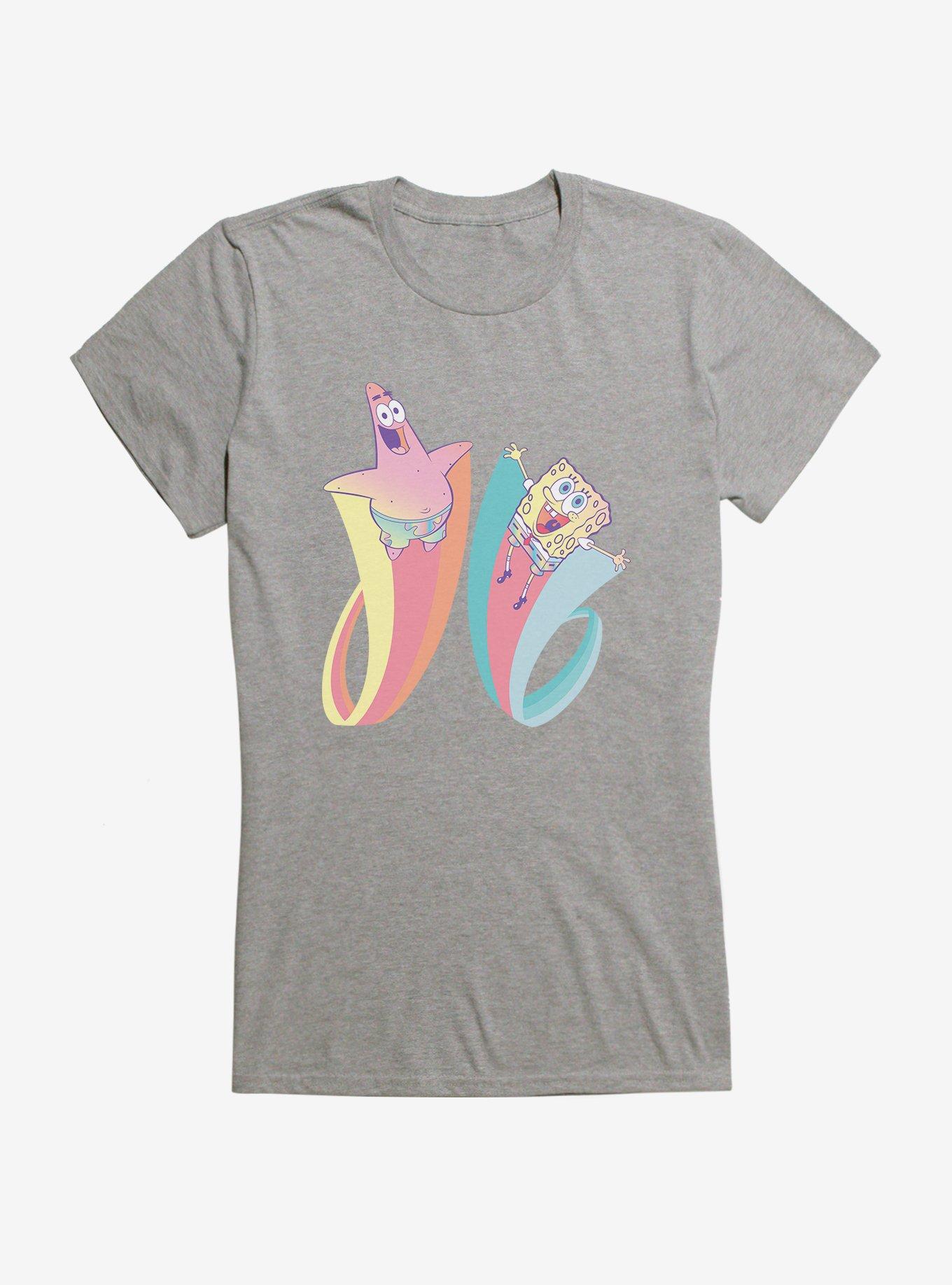 Spongebob Squarepants Patrick Rainbow Jump Girls T-Shirt, , hi-res