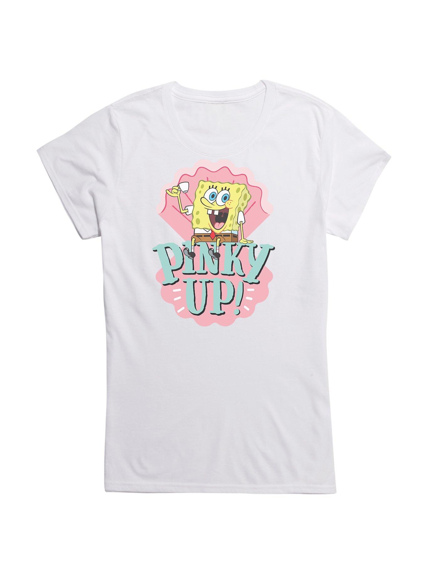 Spongebob Squarepants Pinky Up Girls T-Shirt | Hot Topic