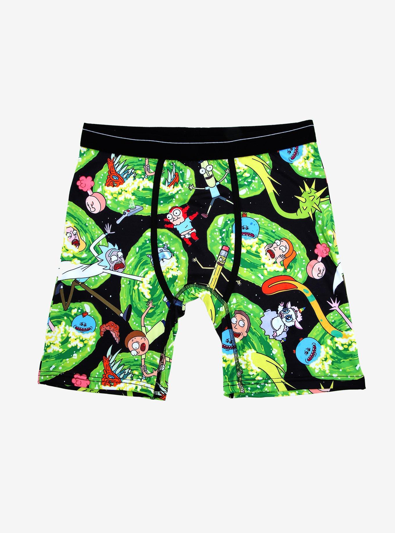 Rick and Morty Portal Jump Boxer Briefs, MULTI, hi-res