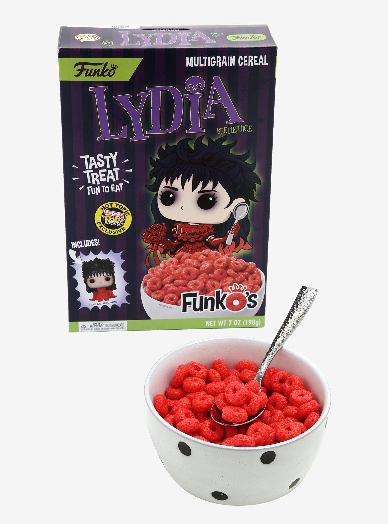 Funko Beetlejuice FunkO's Cereal With Pocket Pop! Lydia Cereal Hot Topic Exclusive, , hi-res