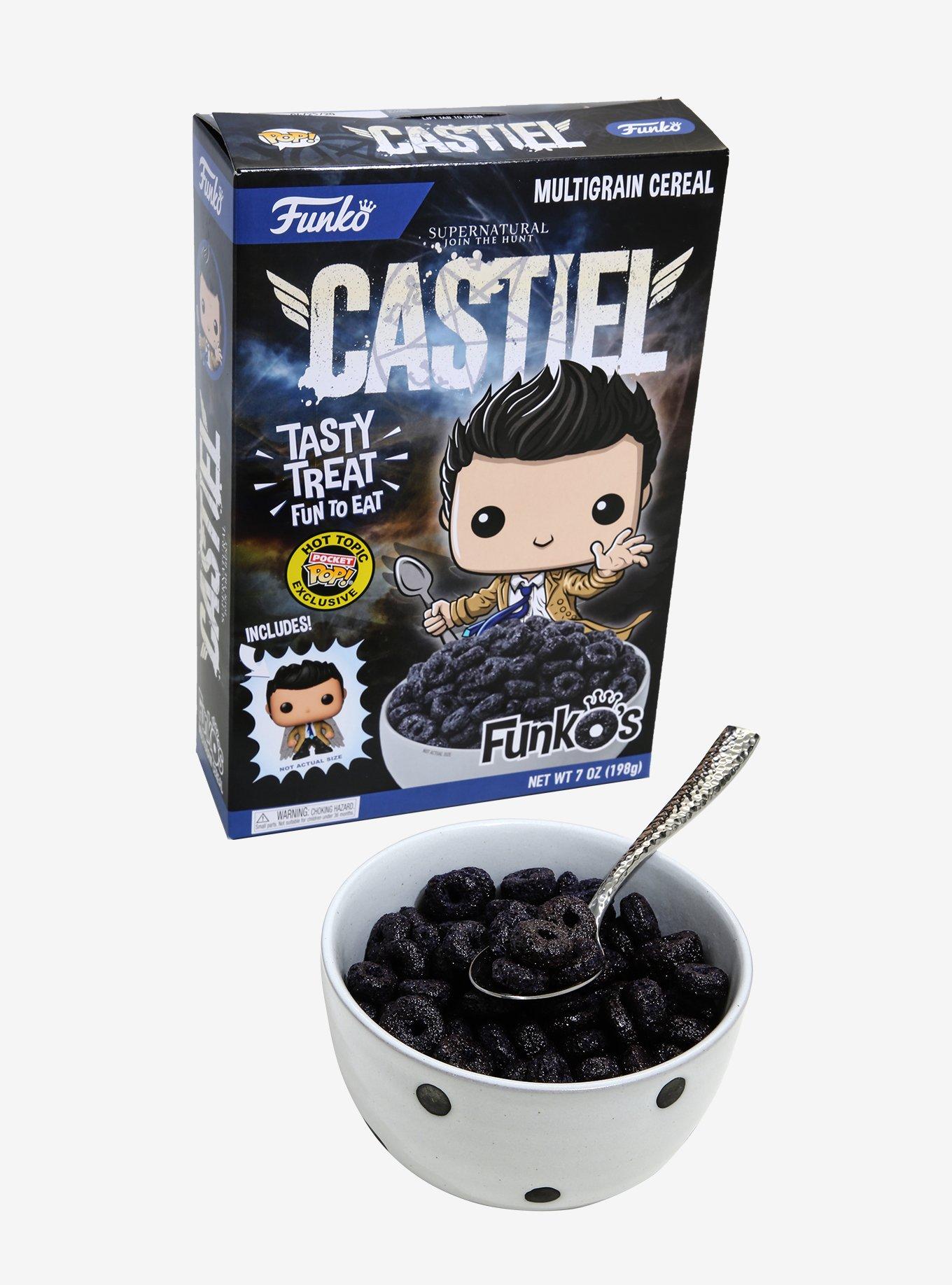 Funko Supernatural FunkO's Cereal With Pocket Pop! Castiel Cereal Hot Topic Exclusive, , hi-res