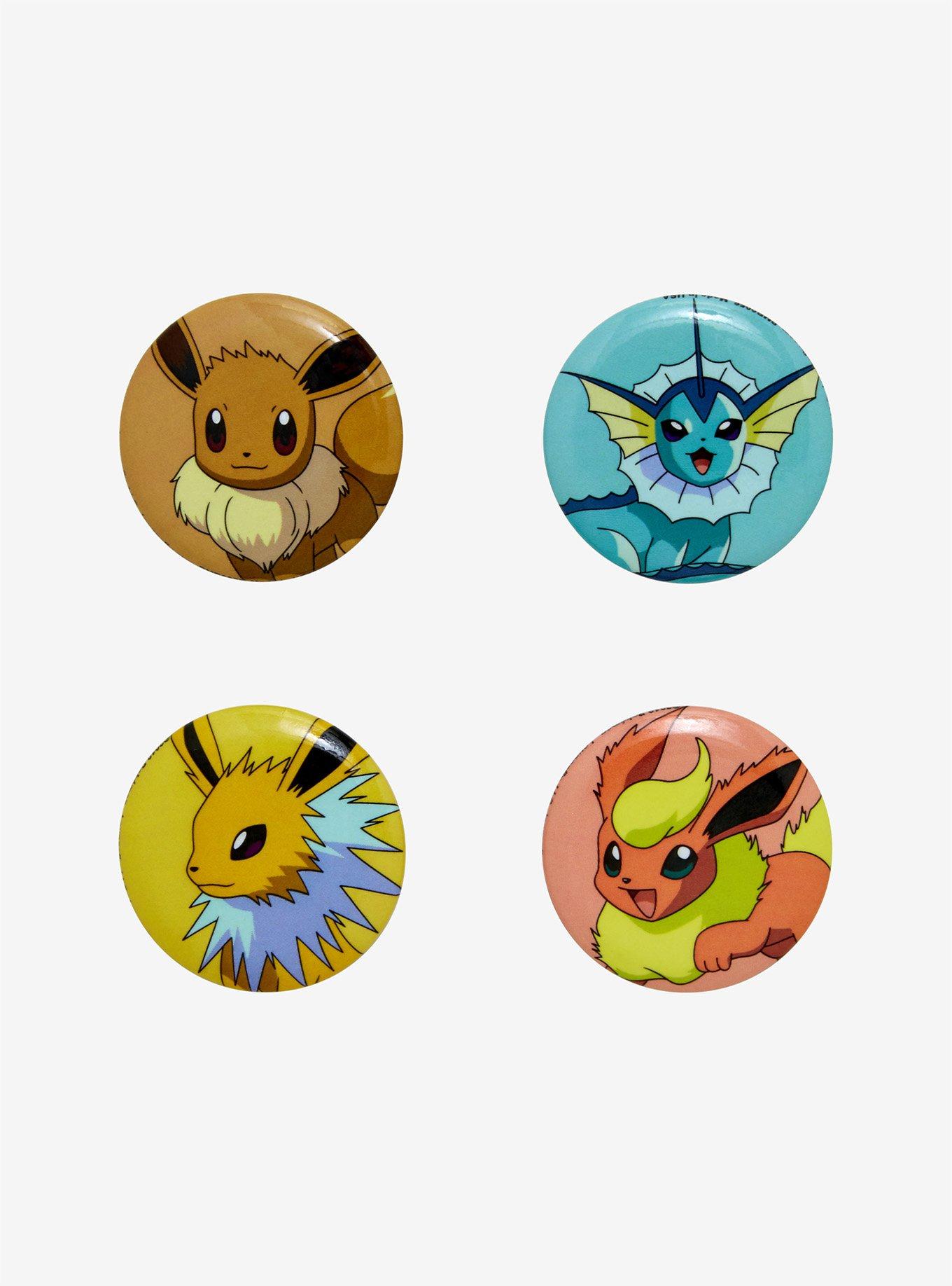 Loungefly Pokemon Eevee Button Set, , hi-res