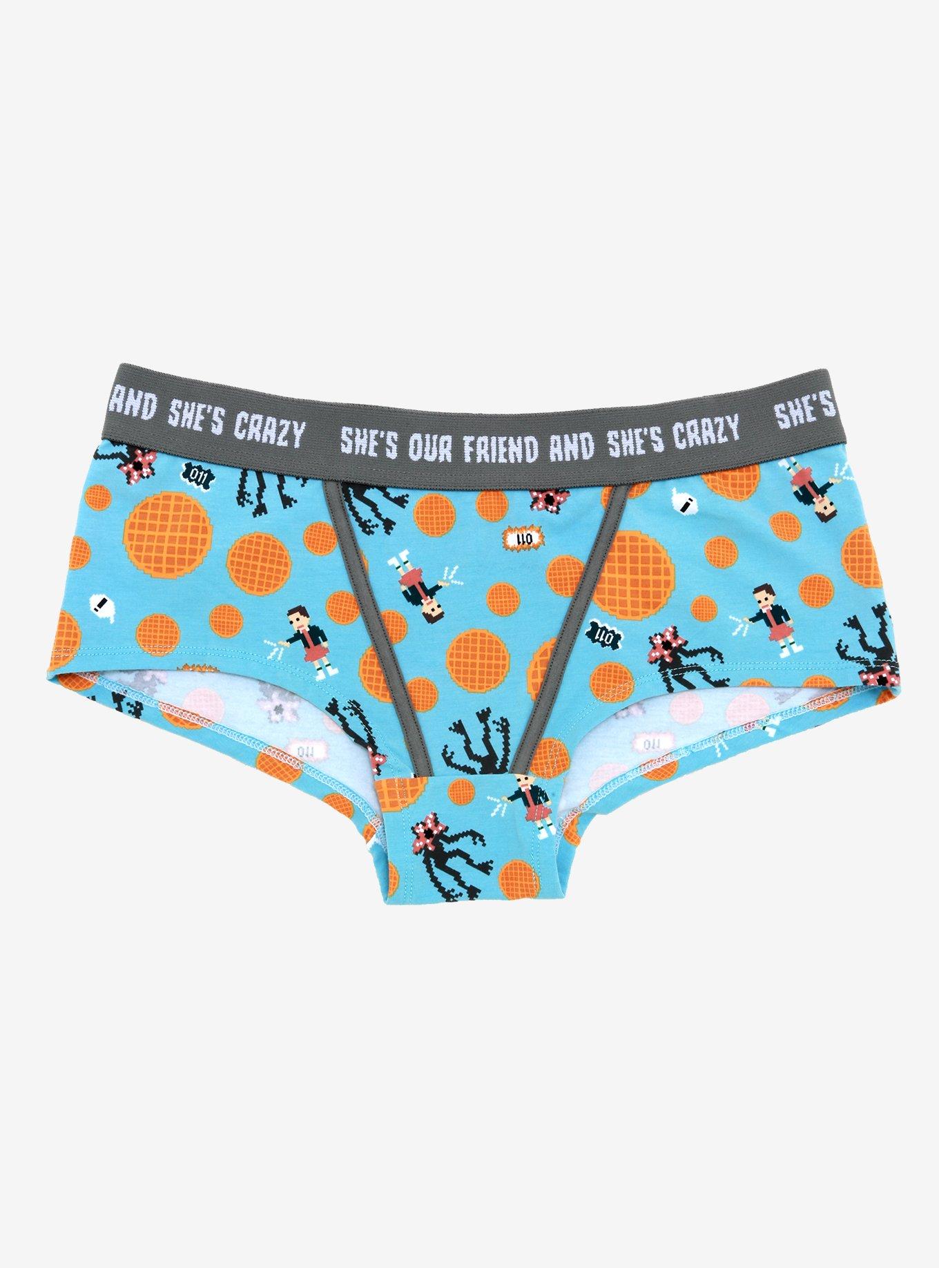 Stranger Things 8-Bit Eleven Waffles Hipster Panty, MULTI, hi-res
