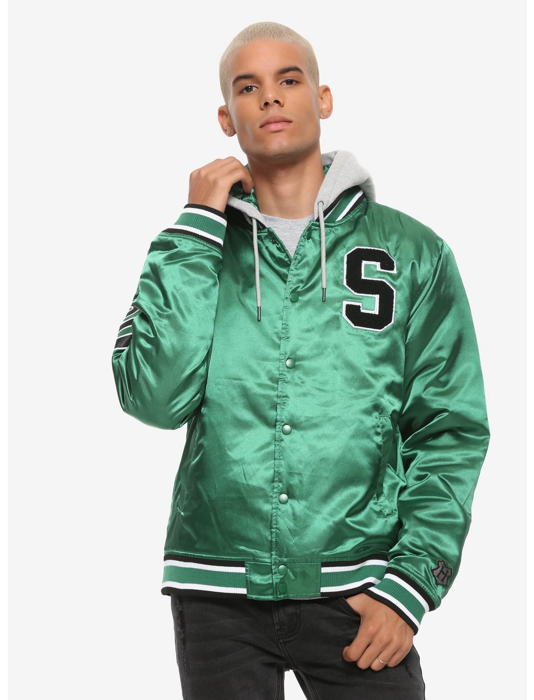 Harry Potter Slytherin Coaches Jacket, FOREST GREEN, hi-res