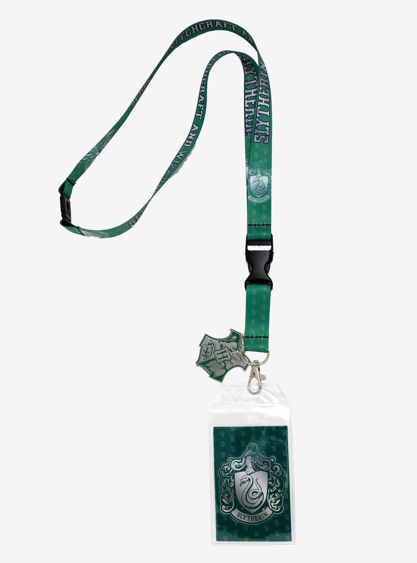 Harry Potter Hogwarts Slytherin Lanyard - BoxLunch Exclusive, , hi-res