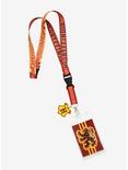 Harry Potter Gryffindor Quidditch Lanyard - BoxLunch Exclusive, , hi-res