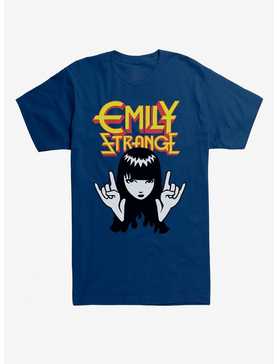 Emily The Strange Emily Strange Hand Horns T-Shirt, , hi-res