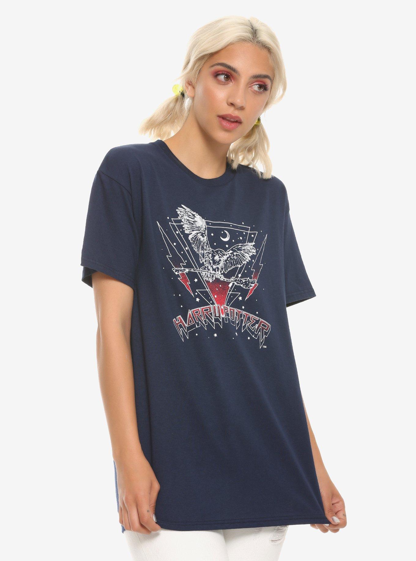Harry Potter Celestial Owl Metal Girls T-Shirt | Hot Topic
