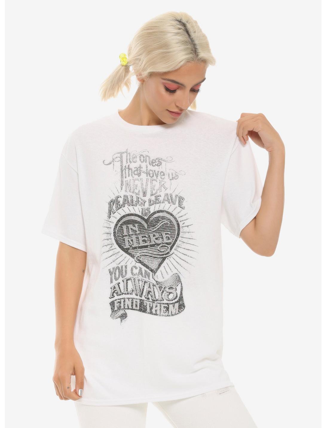 Harry Potter Love Never Leaves Girls T-Shirt, GREY, hi-res