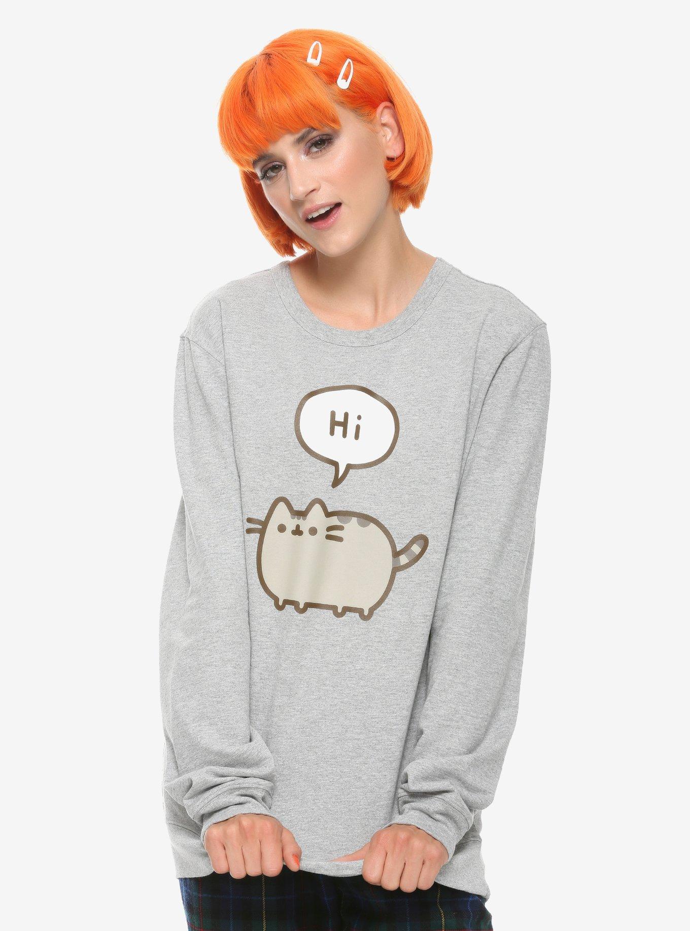 Pusheen Hi Bye Girls Sweatshirt, MULTI, hi-res