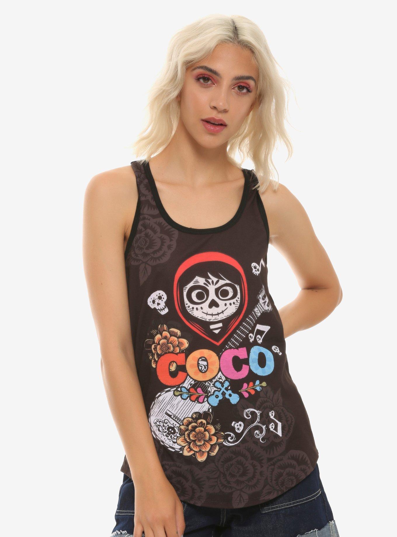 Disney Pixar Coco Miguel & Guitar Sublimation Girls Tank Top, MULTI, hi-res