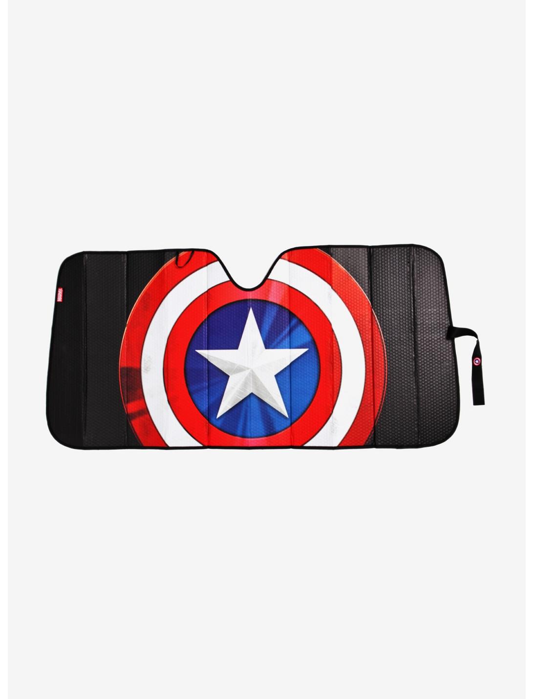 Marvel Captain America Matte Accordion Sunshade, , hi-res